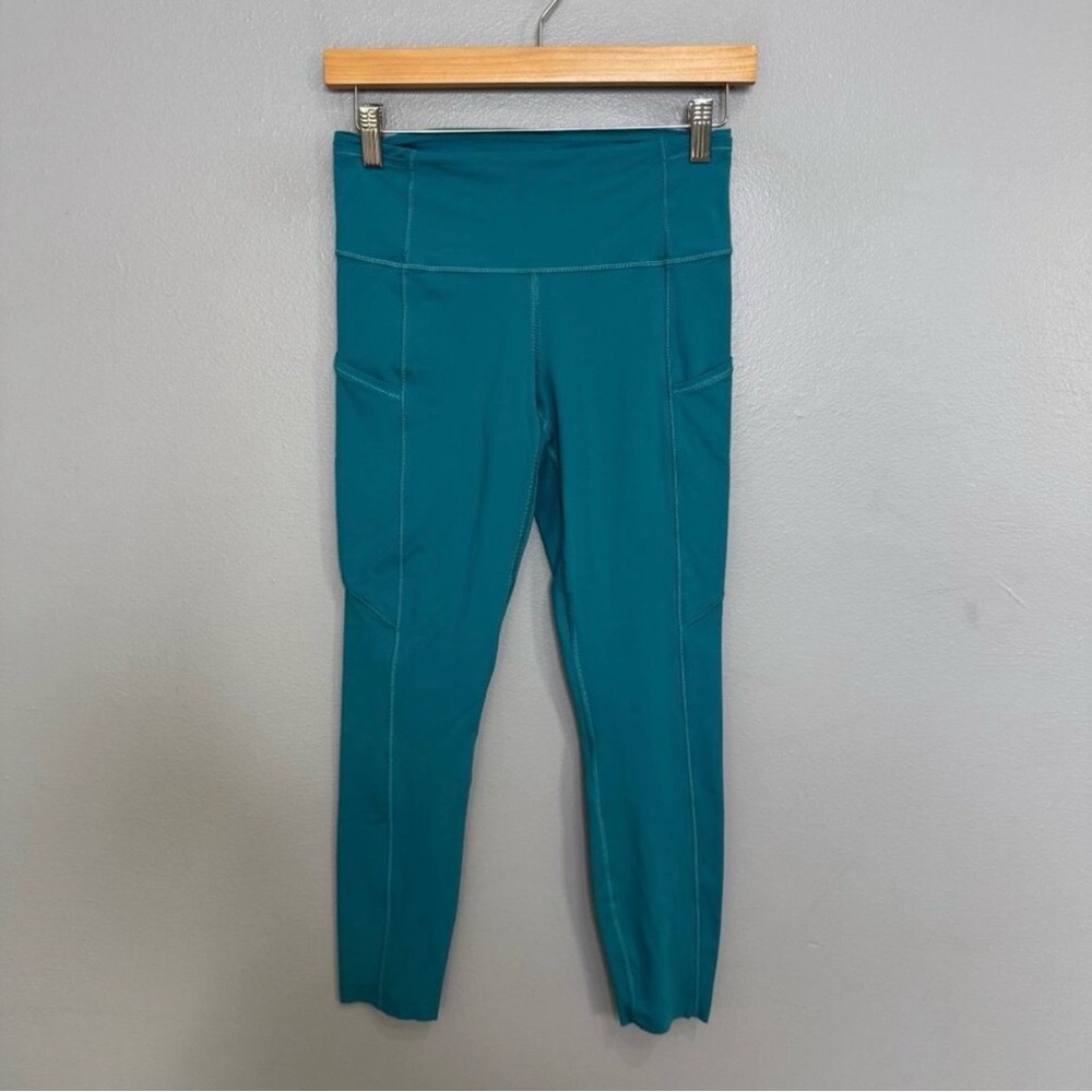 LULULEMON fast free tight II 25" non reflective nulux in cypress size 8
